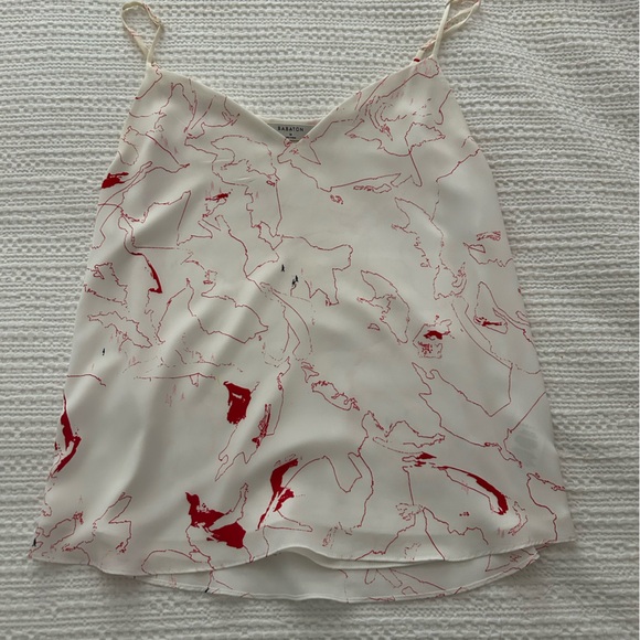 Babaton cami white with print - Picture 1 of 2